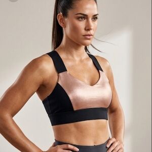 VIMMIA Radiant Bralette On Rose Gold/black Size XS